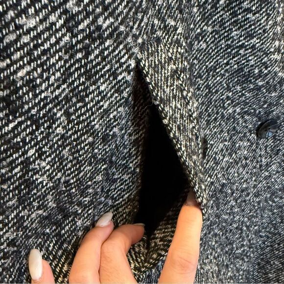 NWT Anthropologie "Femme" Bell Sleeve Wool Blend Peacoat - Women's XS - Picture 5 of 10